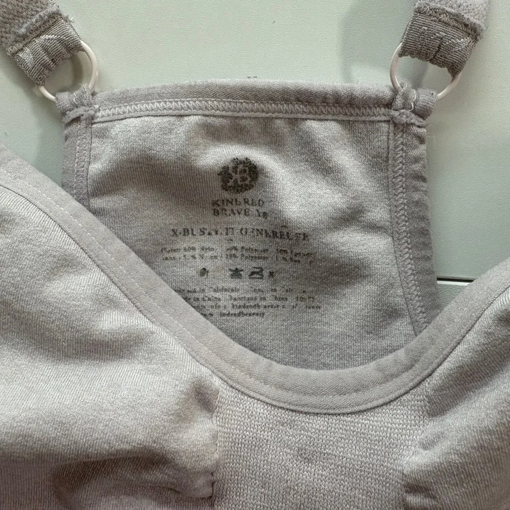 Kindred Bravely Nursing‎ Maternity Seamless Wireless Sports Bra Size 1X Pink